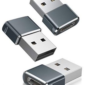 Adaptateur USB C Femelle vers USB Mâle 3-Pack,Convertisseur Câble Chargeur Type C vers A pour iPhone 11 12 13 Pro Max Mini,Airpods 3 iPad 9 Air 4 6,Samsung Galaxy Note 10 20 S20 Plus S21 S22 A71 72