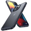 Humixx Coque Antichoc pour iPhone 13 Pro de qualité Militaire - Protection Indestructible Contre Les Chutes - Fine et Mate - Arrière Rigide translucide avec Bords en Silicone TPU - 6,1"