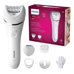 Épilateur 100 % étanche Philips Séries 8000 avec 6 accessoires (Modèle BRE715/00)