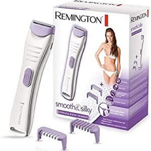 Remington Tondeuse Femme, Rasoir Corps, Maillot, Etanche, 2 Sabots - BKT4000 Lisse et Soyeux