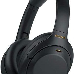 Sony WH1000XM4| Casque Bluetooth à réduction de bruit sans fil, 30 heures d'autonomie, avec micro pour appels téléphoniques, optimisé pour Amazon Alexa et Google assistant, Noir