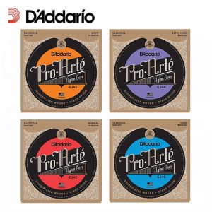 Jeu de cordes de guitare classique à noyau en Nylon D'addario DAddario EJ43 EJ44 EJ45 EJ46 Pro Arte, Tension normale/dure