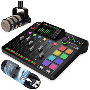 Rode Rodecaster Pro II Podcast Station + Podmic + Câble Keepdrum