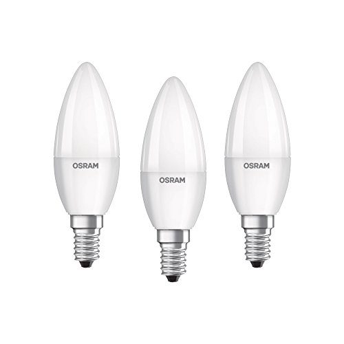 Ajoutez une touche de sophistication à votre intérieur avec l&rsquo;ampoule LED E14 Base Classic B40 d&rsquo;Osram, qui donnera à vos espaces un éclairage subtil et sûr